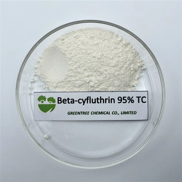 CAS Nr. 68359-37-5 C22H18Cl2FNO3 Insecticide Kab Tsuag Beta-Cyfluthrin 95 feem pua Technical
